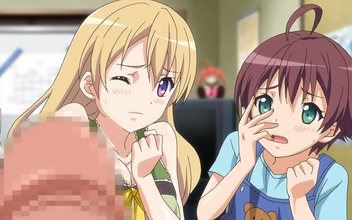 Experience The Ecstasy Of Watching Cock For The First Time With These Adorable Petite Cuties - Hentai [Subtitled]